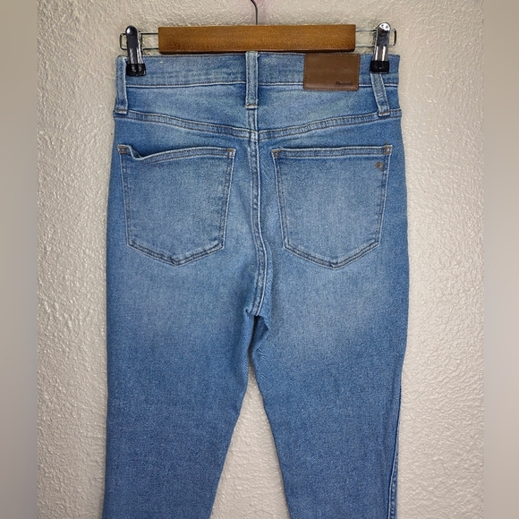 Madewell 10" High-Rise Skinny Crop Womens Jeans Color Horne Wash Size 25 - Picture 7 of 11